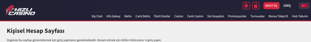 hızlıcasino para yatırma